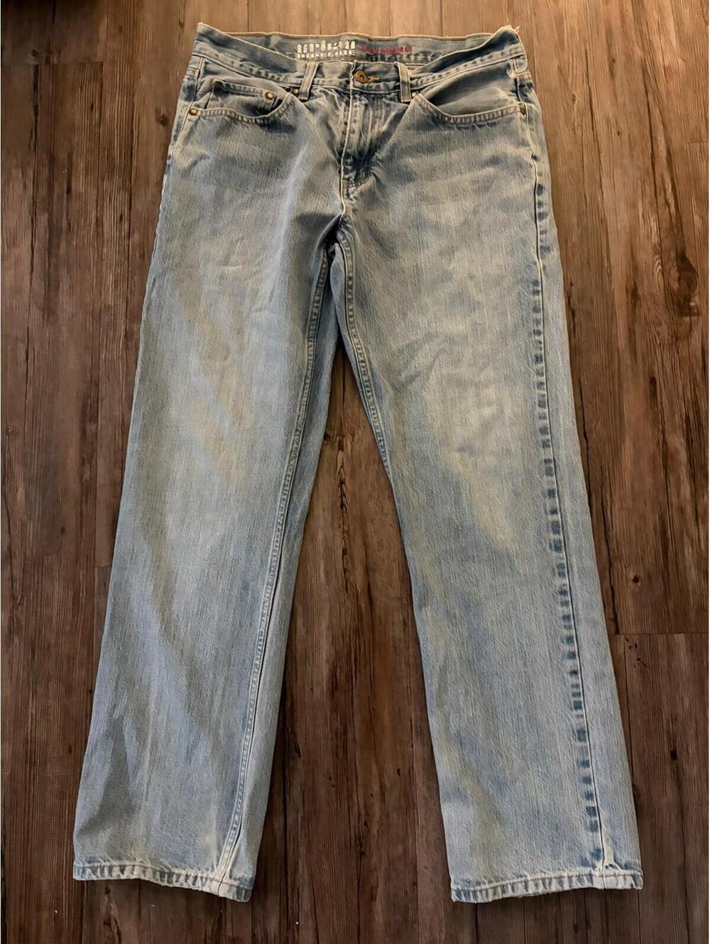 Urban Pipeline Jeans Mens 33x32 Blue Loose Straight Med Wash